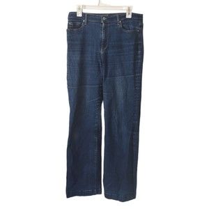 7 For All Mankind Alexa Wide Leg Jeans Womens 31 Pressed Crease Denim Pants